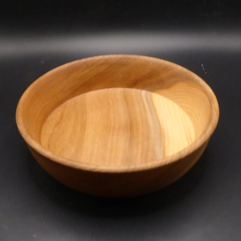 Ecuelle artisanale tournée en bois d'orme